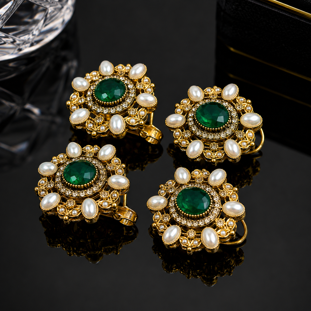 Traditional Ruby Floral Set
