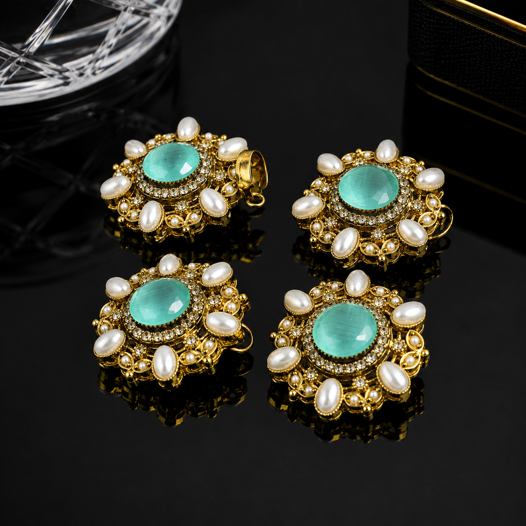 Traditional Ruby Floral Set