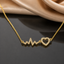 Heartbeat Heart Necklace