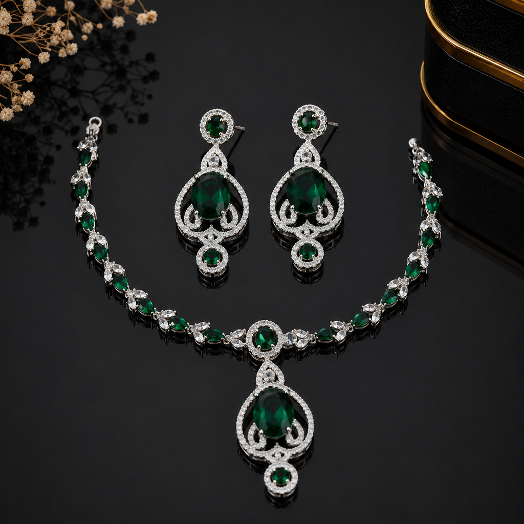 Crystal Necklace Set