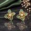 Floral Pearl Stud Earrings