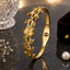 Floral Bangle Bracelet