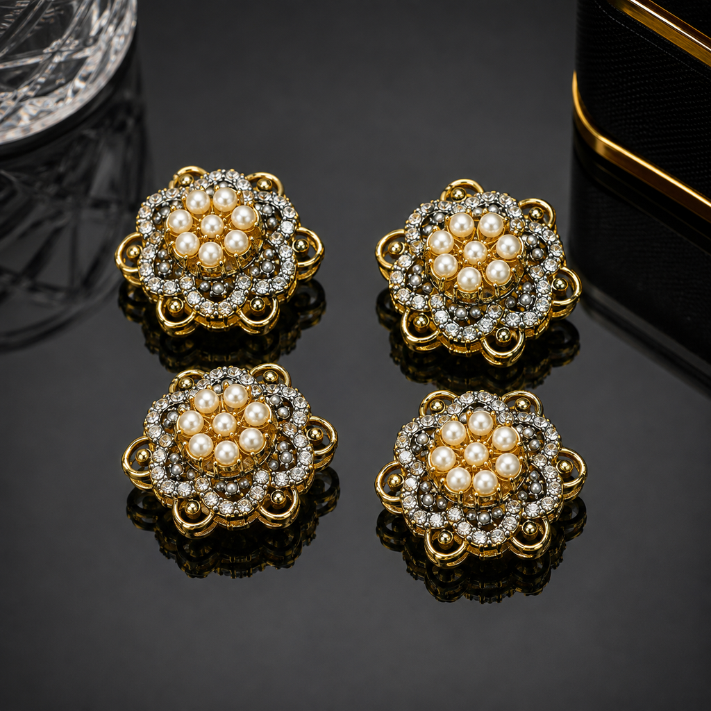 Pearl Floral Set