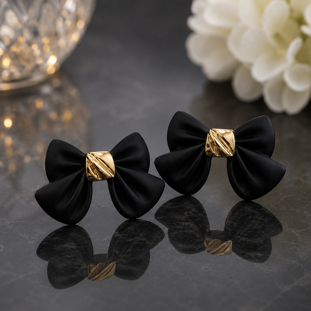 Bow Stud Earrings