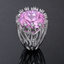 Pink Crystal Statement Ring