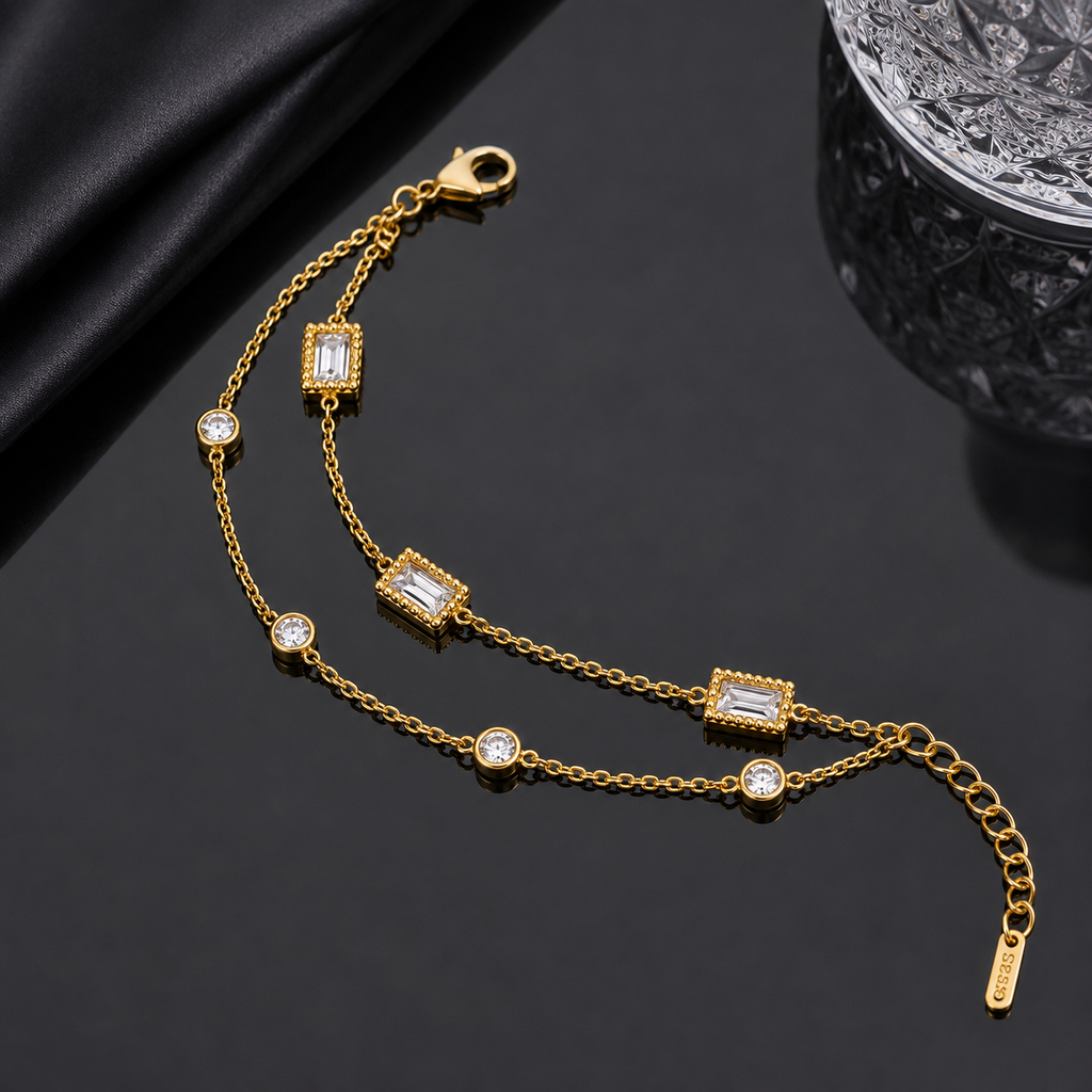 Crystal Chain Bracelet