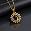 Peacock Crystal Pendant