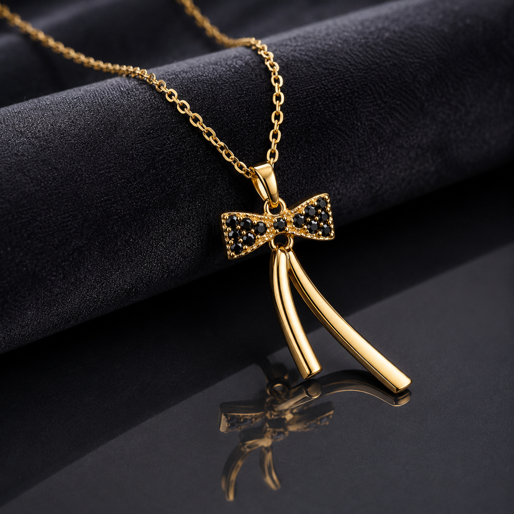 Bow Crystal Pendant