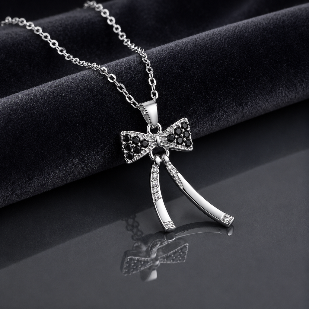 Bow Crystal Pendant