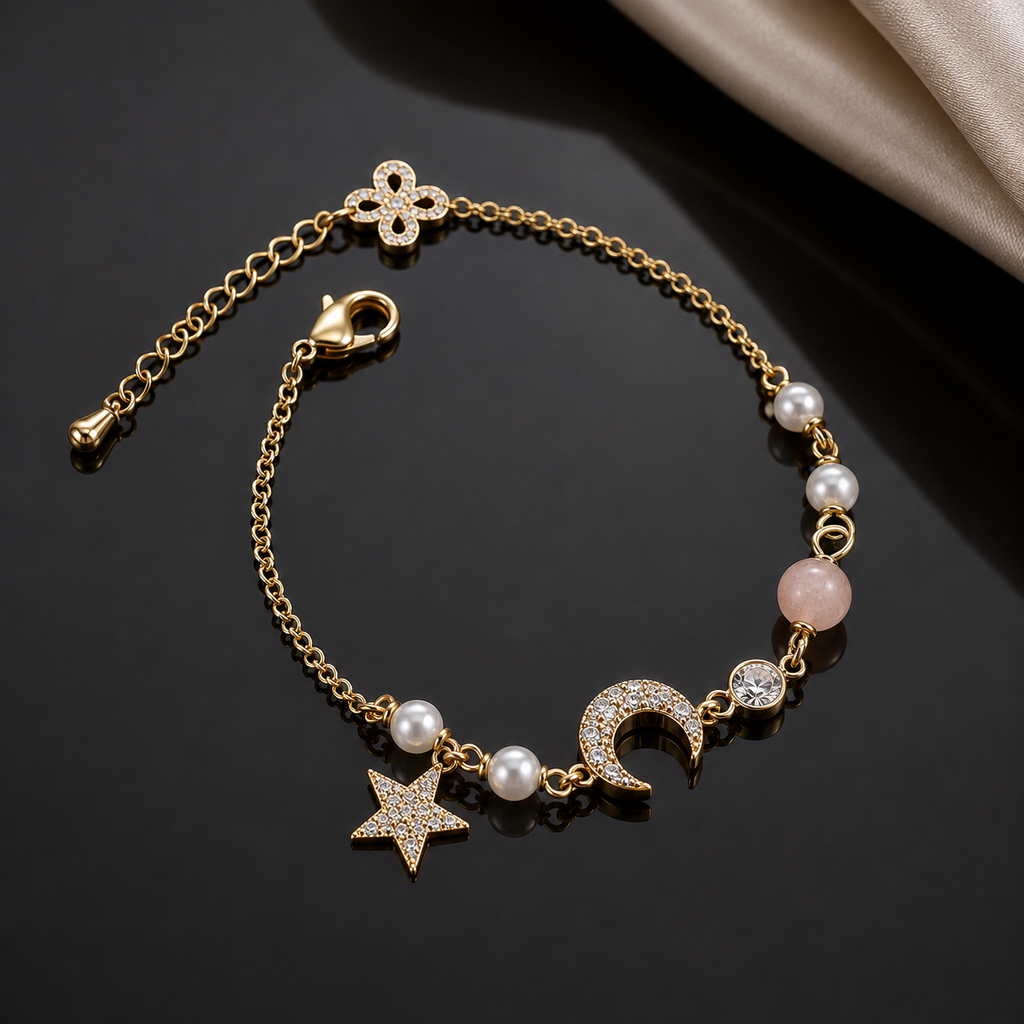 Moon & Star Bracelet