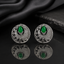 Silver Filigree Stud Earrings