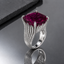 Royal Ruby Pink Statement Ring