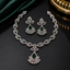 Elegant Emerald Crystal Necklace