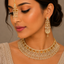 Amber Topaz & Zircon Bridal Set