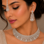 Pear Cut Crystal Bridal Set