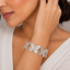 Textured Butterfly Link Bracelet