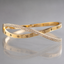 Roman Twist Cross-Over Bangle