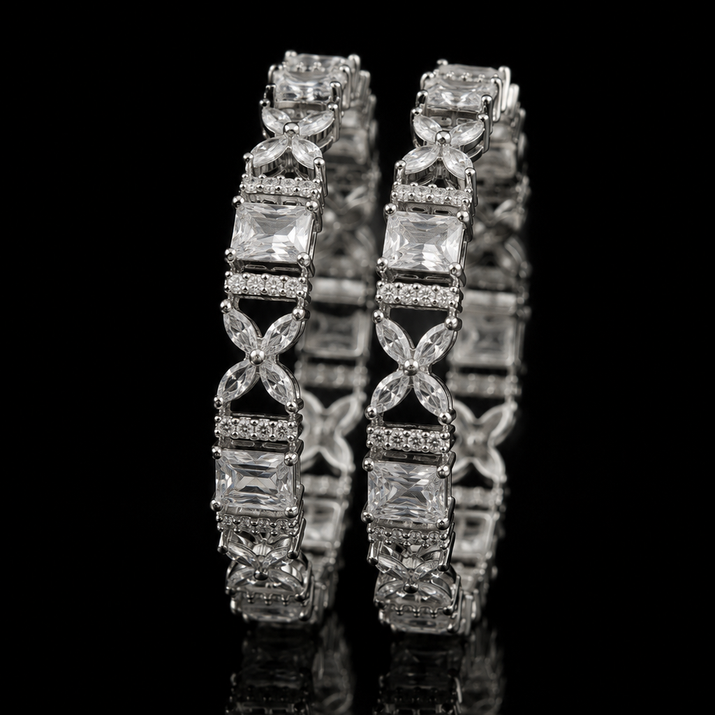 Emerald & Marquise Crystal Kadas