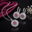 Baguette Crystal Sunburst Jewelry Set