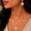 Baguette Crystal Sunburst Jewelry Set