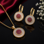 Baguette Crystal Sunburst Jewelry Set