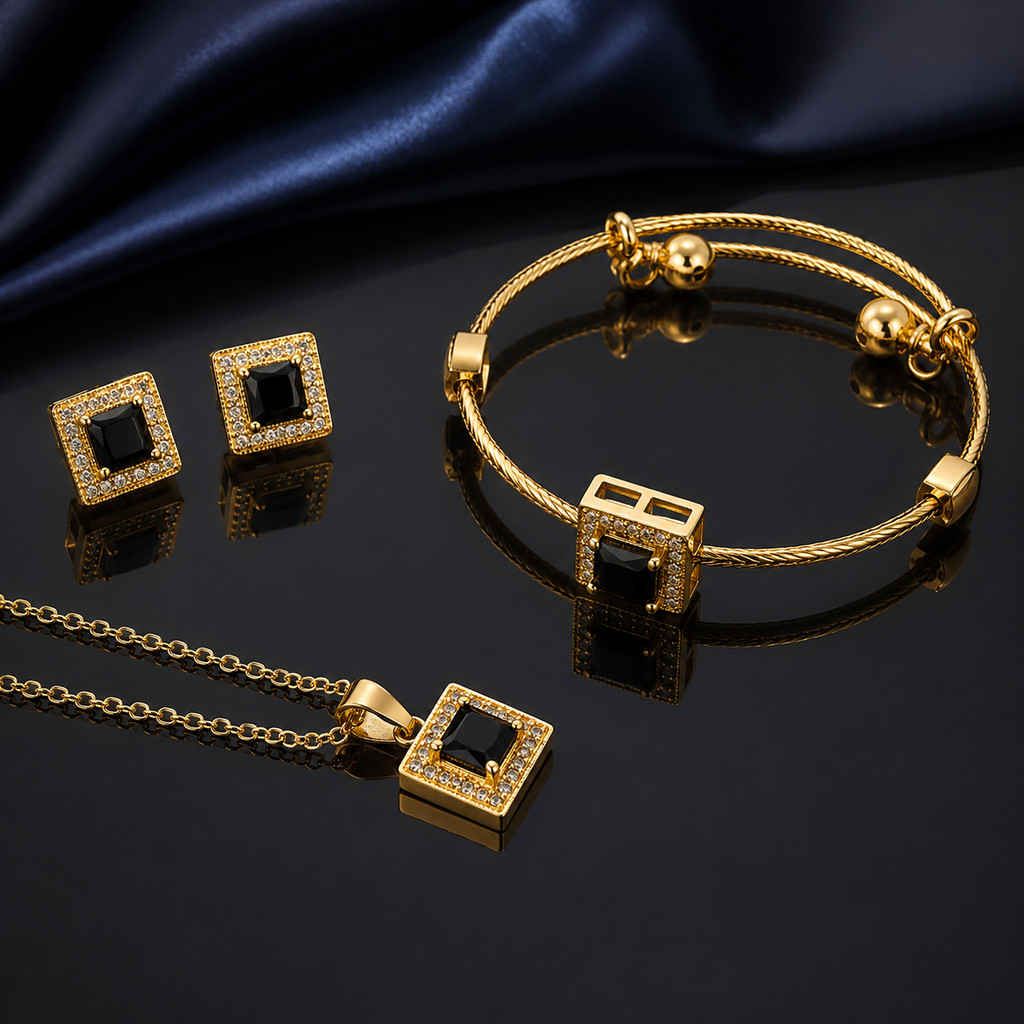 AD Pendant & Bracelet Set – Rs. 950