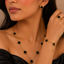 Black Clover 4-Piece Jewelry Set – Gold Tone