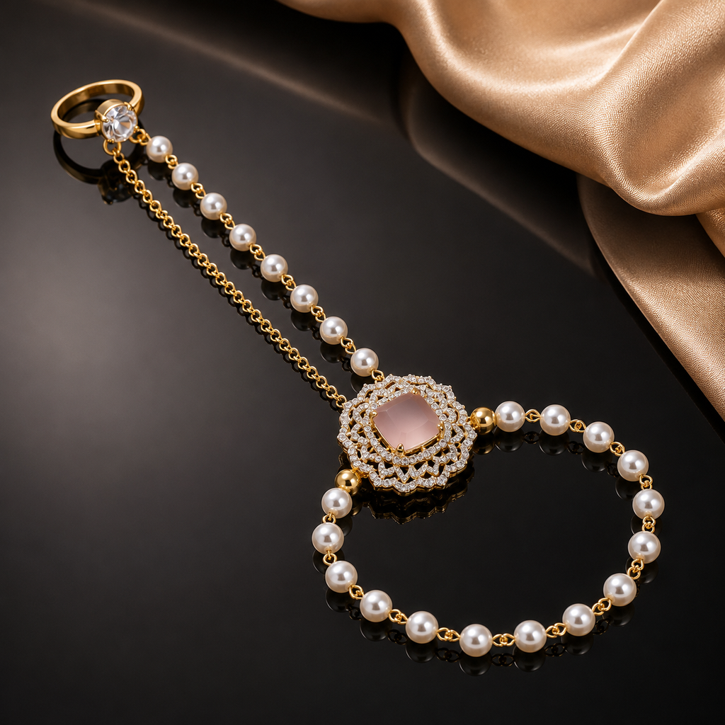 Pearl Hand Chain Bracelet – Rs. 1,250