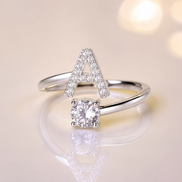 Initial A Ring – Rs. 650