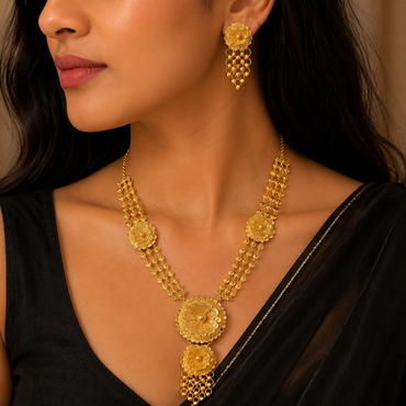 Traditional Floral Set – Rs. 2,650