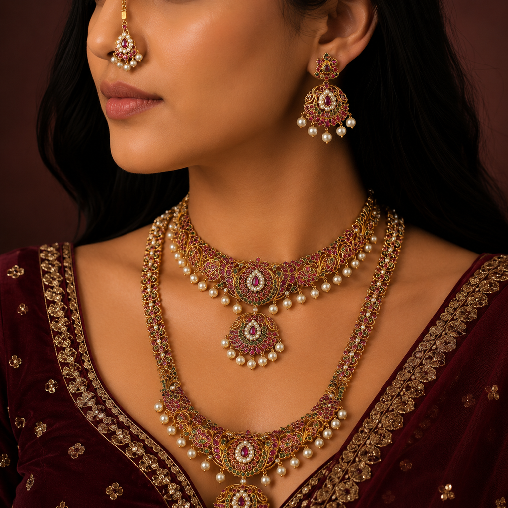 Rajwadi Bridal Combo Set – Rs. 20,450