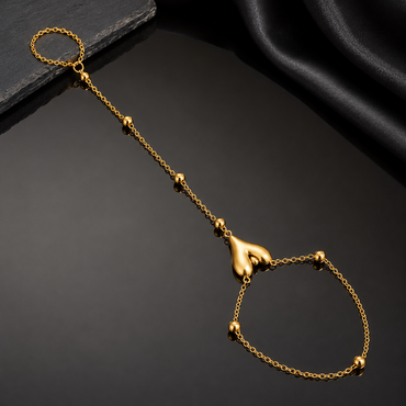 Heart Hand Chain Bracelet – Rs. 650