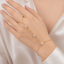 Crystal Hand Chain Bracelet – Rs. 650
