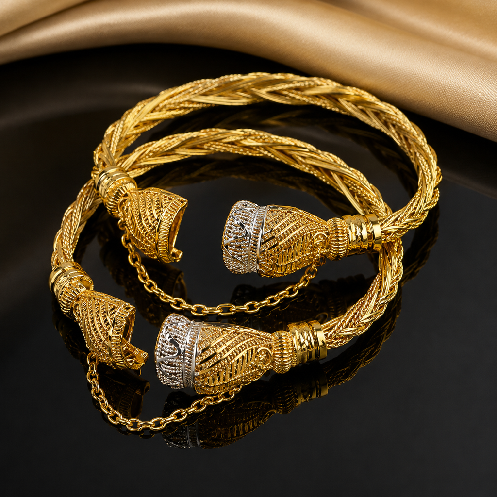 Royal Braided Bangles – Rs. 2250