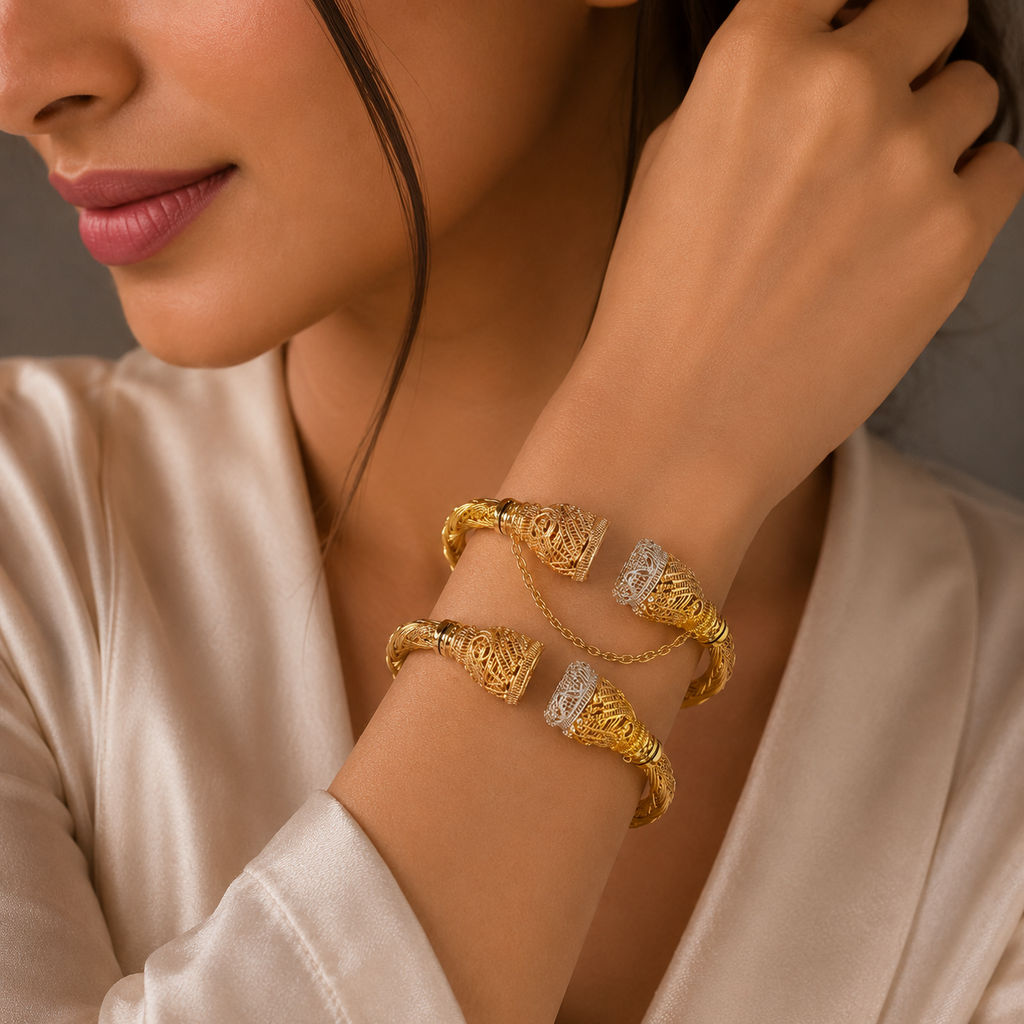 Royal Braided Bangles – Rs. 2250