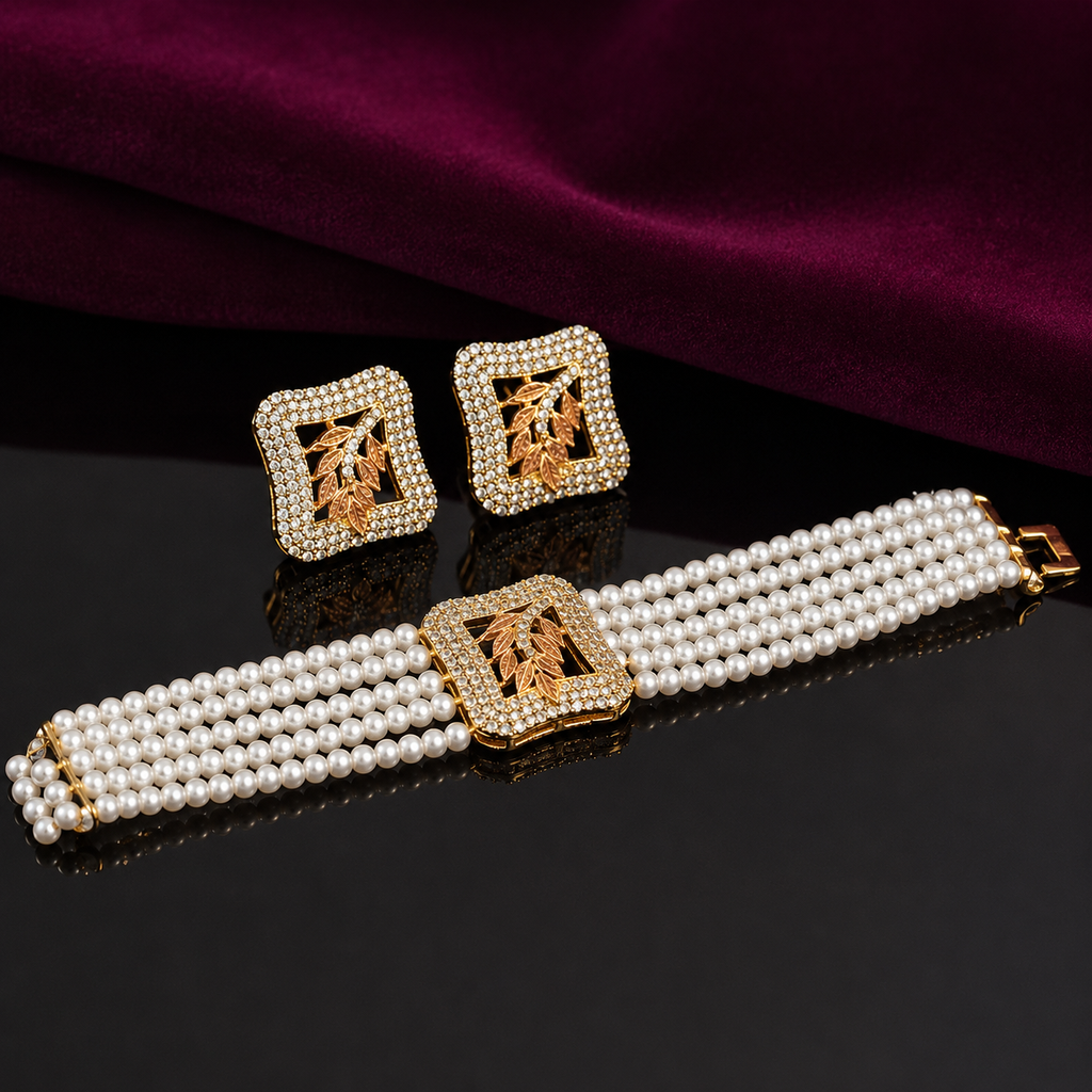 Pearl Necklace Set – Rs. 2250