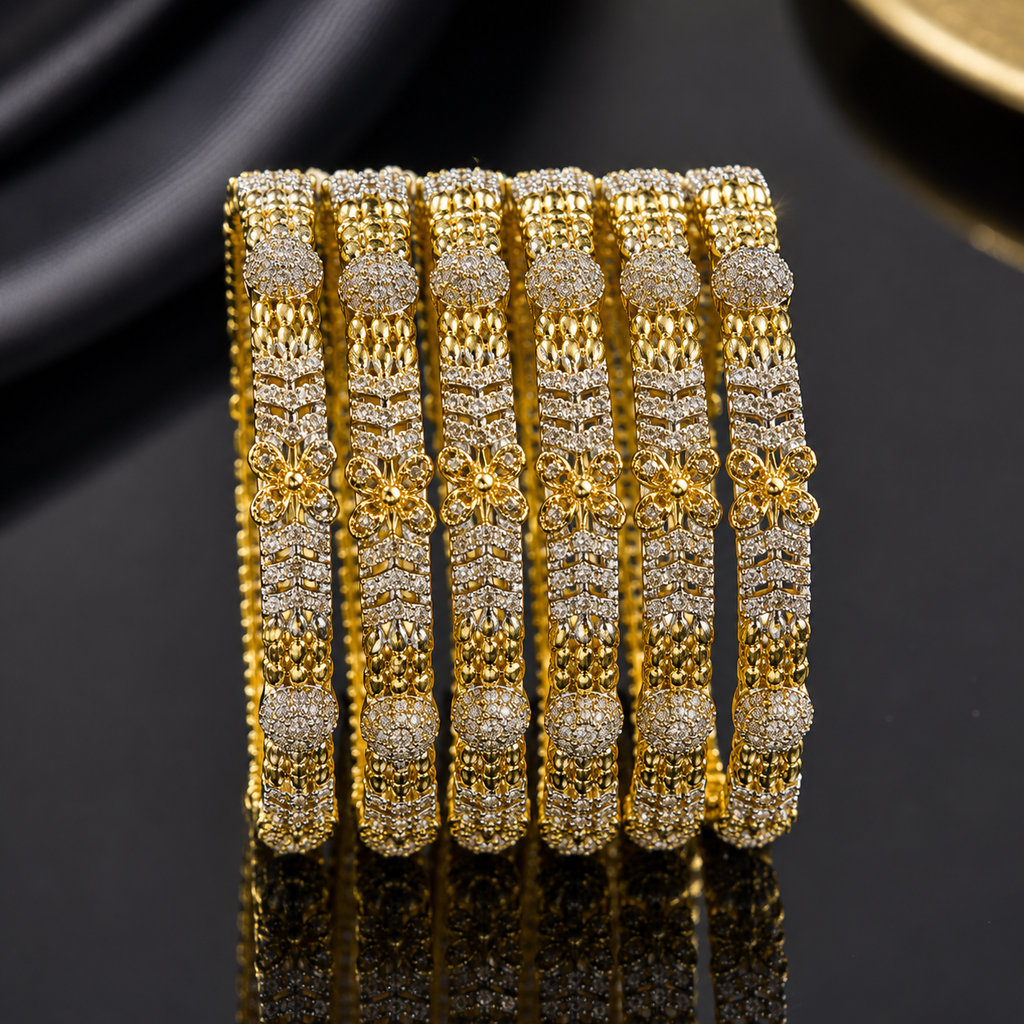 Royal Floral Bangles Set – Rs. 7950