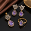 Lavender Teardrop Set – Rs. 2450