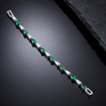 Baguette Tennis Bracelet – Rs. 650