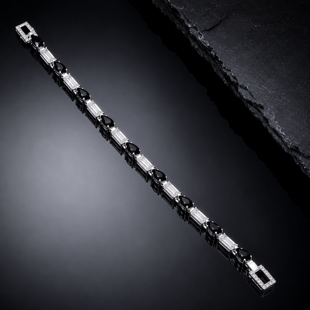 Baguette Tennis Bracelet – Rs. 650