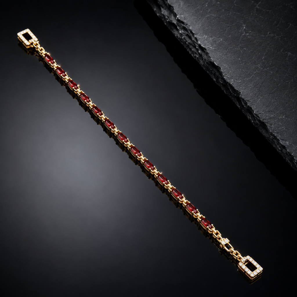 Baguette Tennis Bracelet – Rs. 650