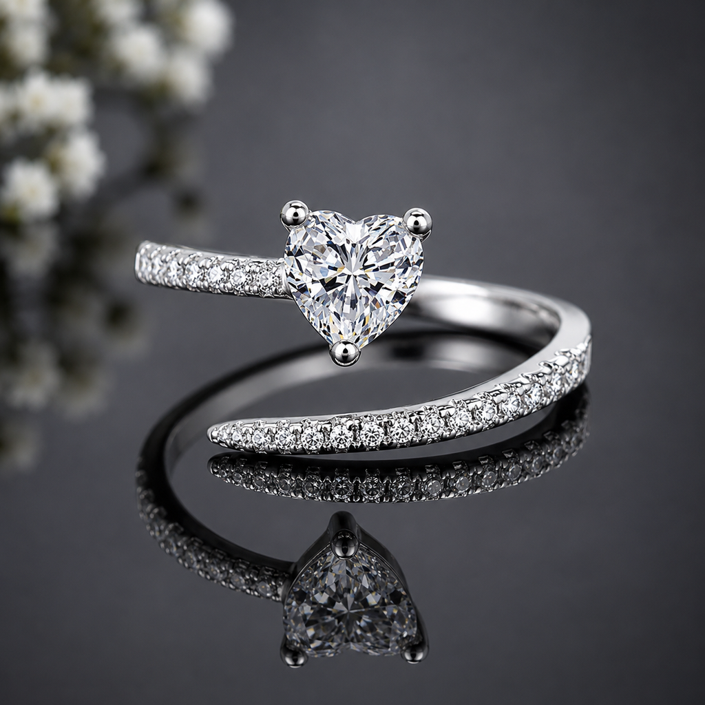 Heart Solitaire Ring – Rs. 1050