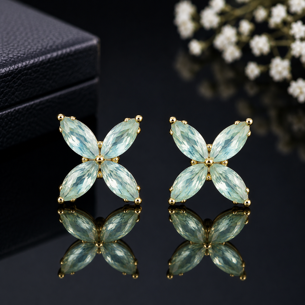 Butterfly Crystal Stud Earrings – Rs. 250