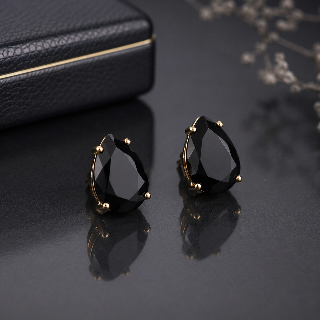 Pear Cut Crystal Stud Earrings – Rs. 250
