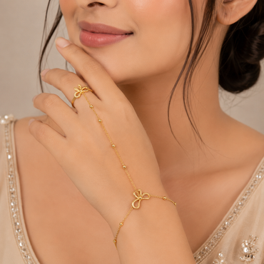 Bow Hand Chain Anja – Rs. 550
