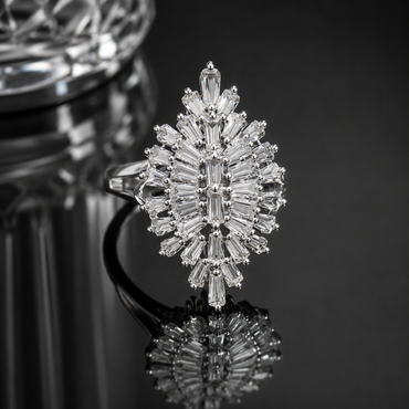 Luxury Marquise Crystal Ring – Rs. 950