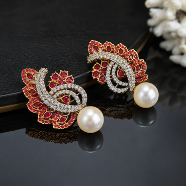 Royal Pearl Earrings – Rs. 1,250