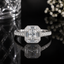 Emerald-Cut Crystal Ring – Rs. 1350