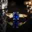 Royal Blue Crystal Ring – Rs. 1550