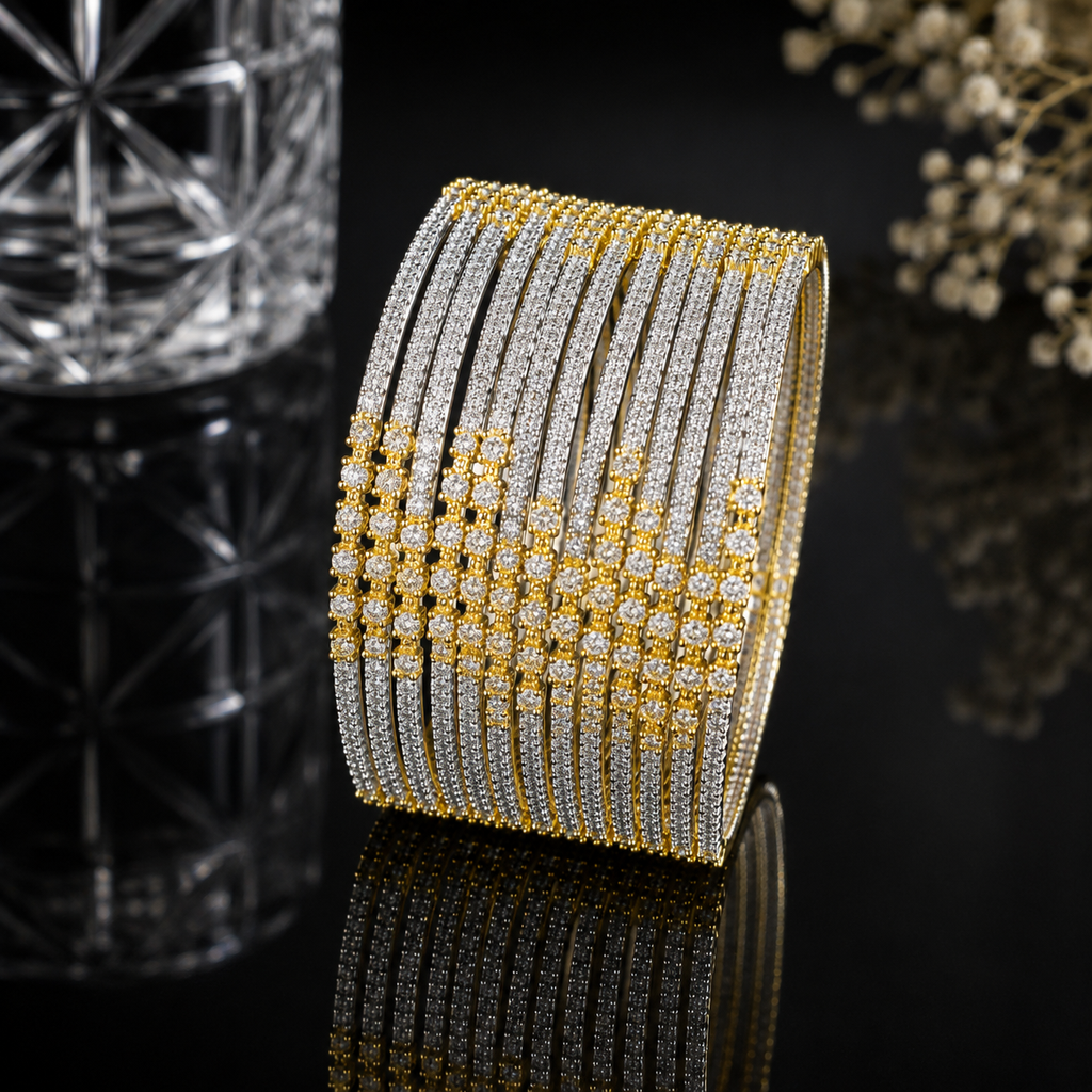 Luxury AD Bangle Set – Rs. 6850